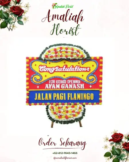 Sewa Papan Bunga Megambilis